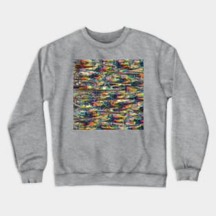 Glitch Money Collage Crewneck Sweatshirt